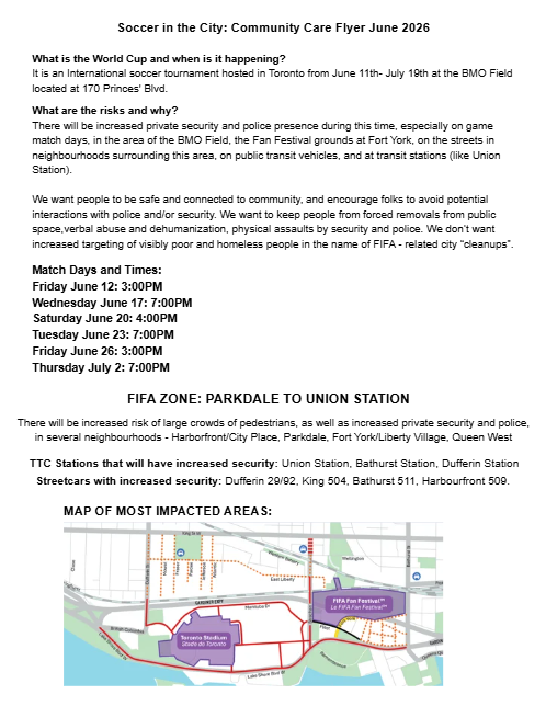 Image for Soccer in the City: Community Care Flyer June 2026